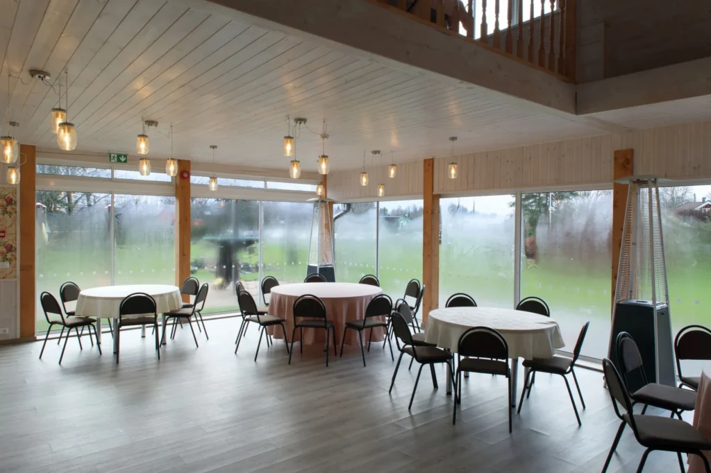 Laali glass pavilion