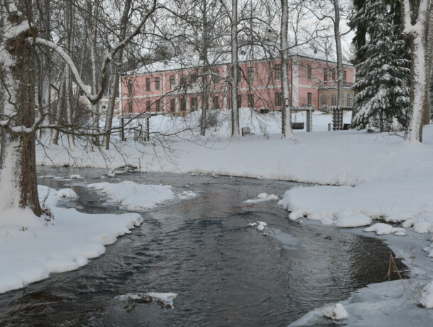 Tõstamaa mõis talvel