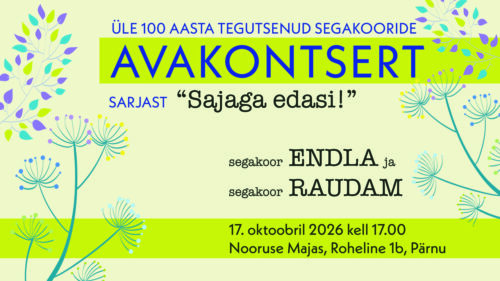 Avakontsert sarjast "Sajaga edasi!"