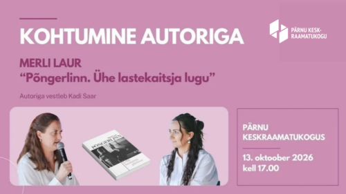 Raamatuesitlus: Merli Laur "Põngerlinn"