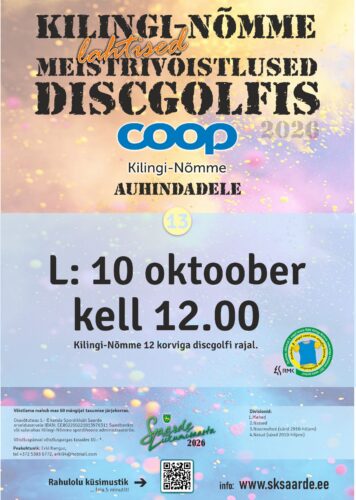13. Kilingi-Nõmme lahtised meistrivõistlused Discgolfis 2026