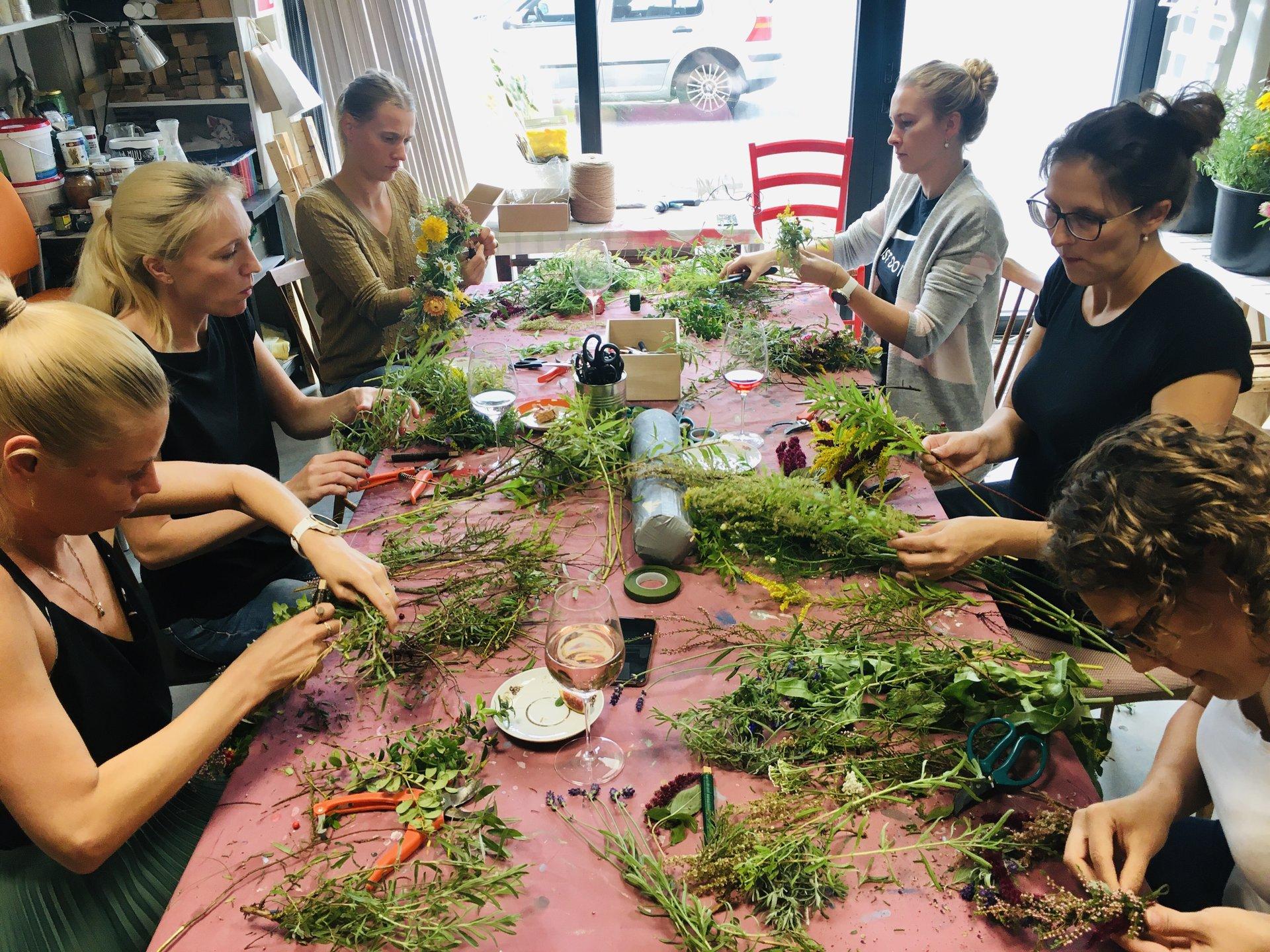 Nordic Verdure wreath workshop