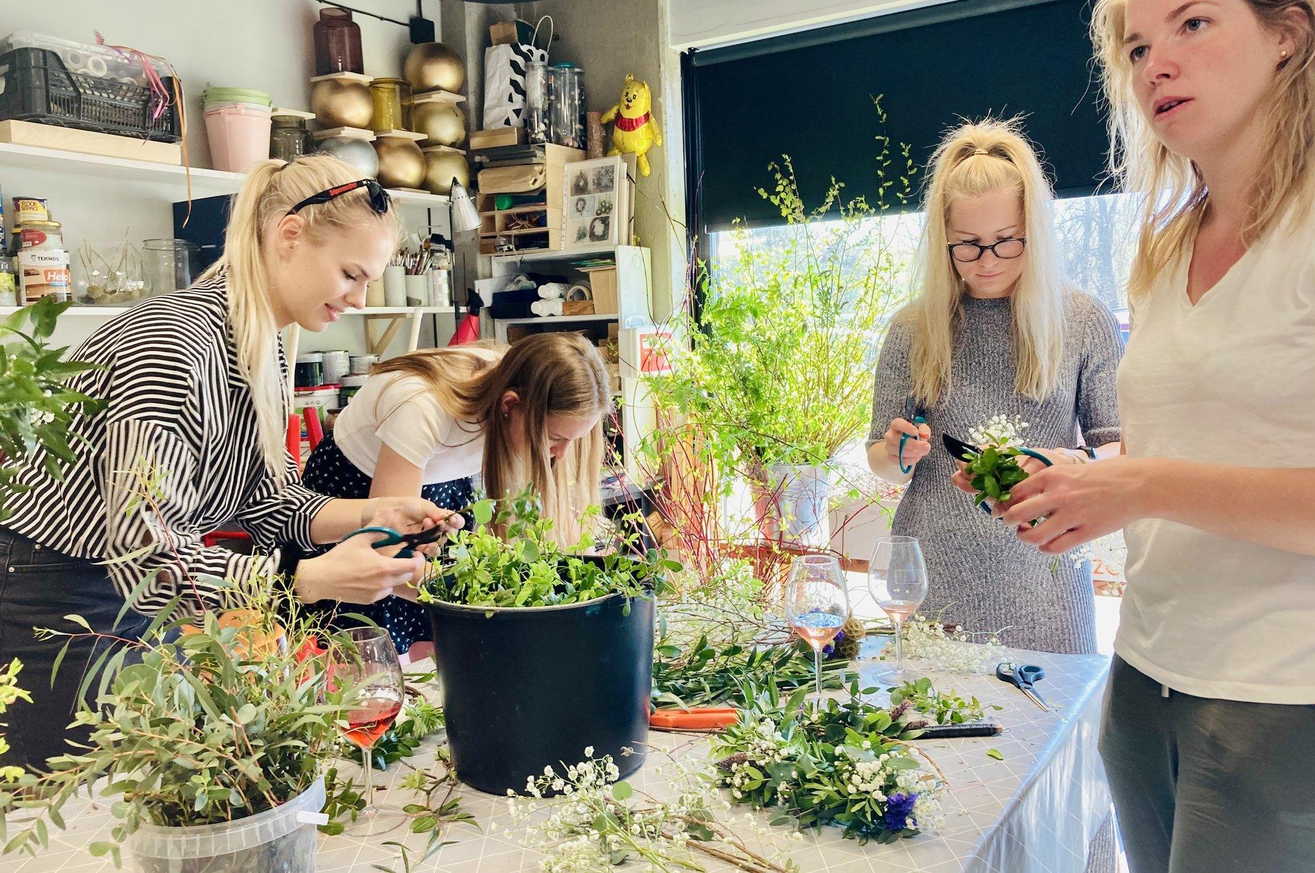 Nordic Verdure wreath workshop