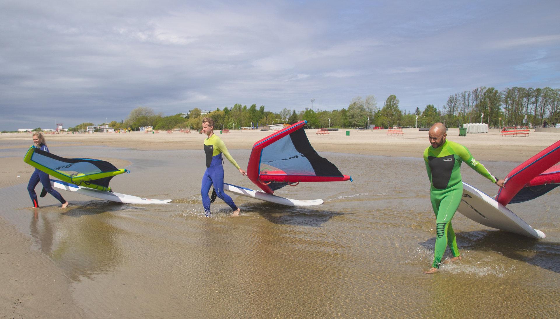 Aloha 1-hour basic course for windsurfing in Pärnu
