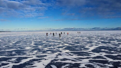 “Seikle Vabaks” slidošanas pārgājiens pa jūras ledu