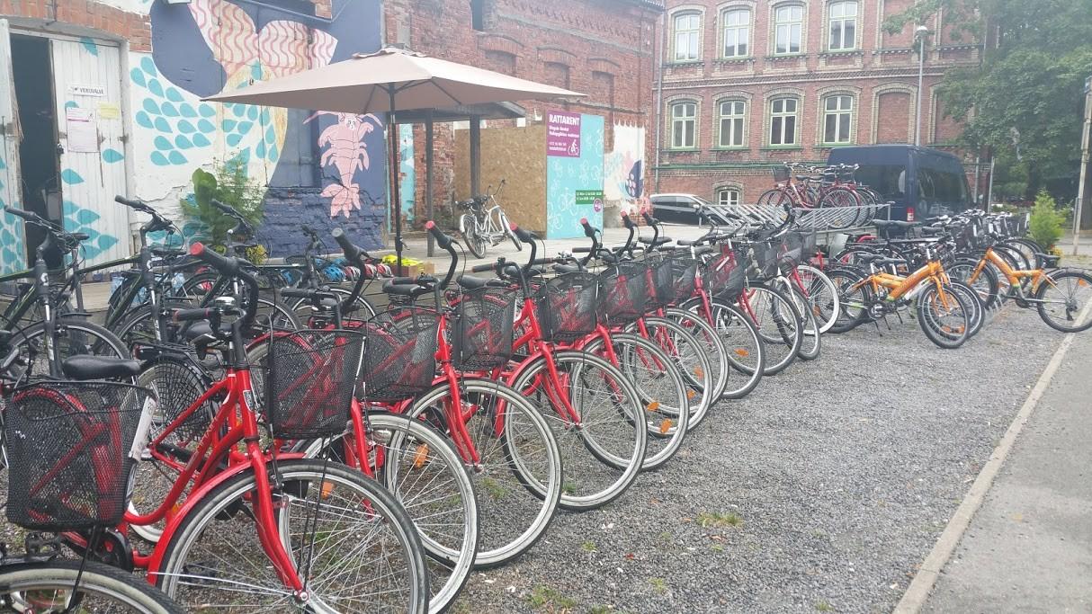 Baltreisen bike rental in the city centre of Pärnu