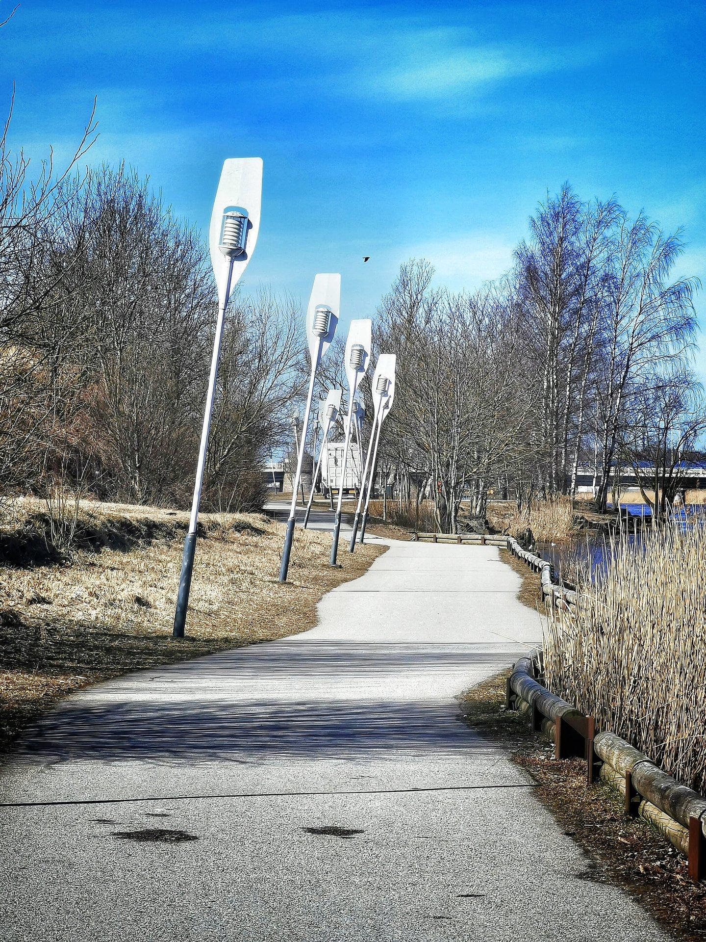 Health track on the left bank of the River Pärnu, or Jaanson’s Track