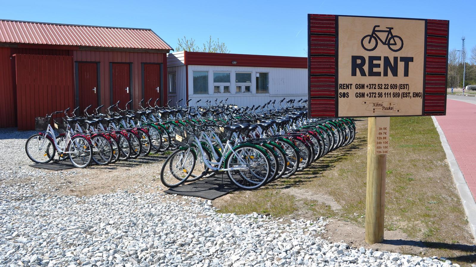 Bicycle rental in the Port of Kihnu