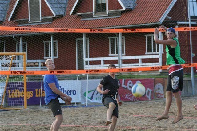 Beach volleyball court