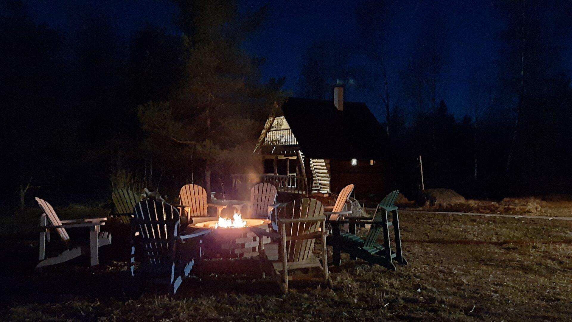 Raistiko Holiday Farm, campfire pit