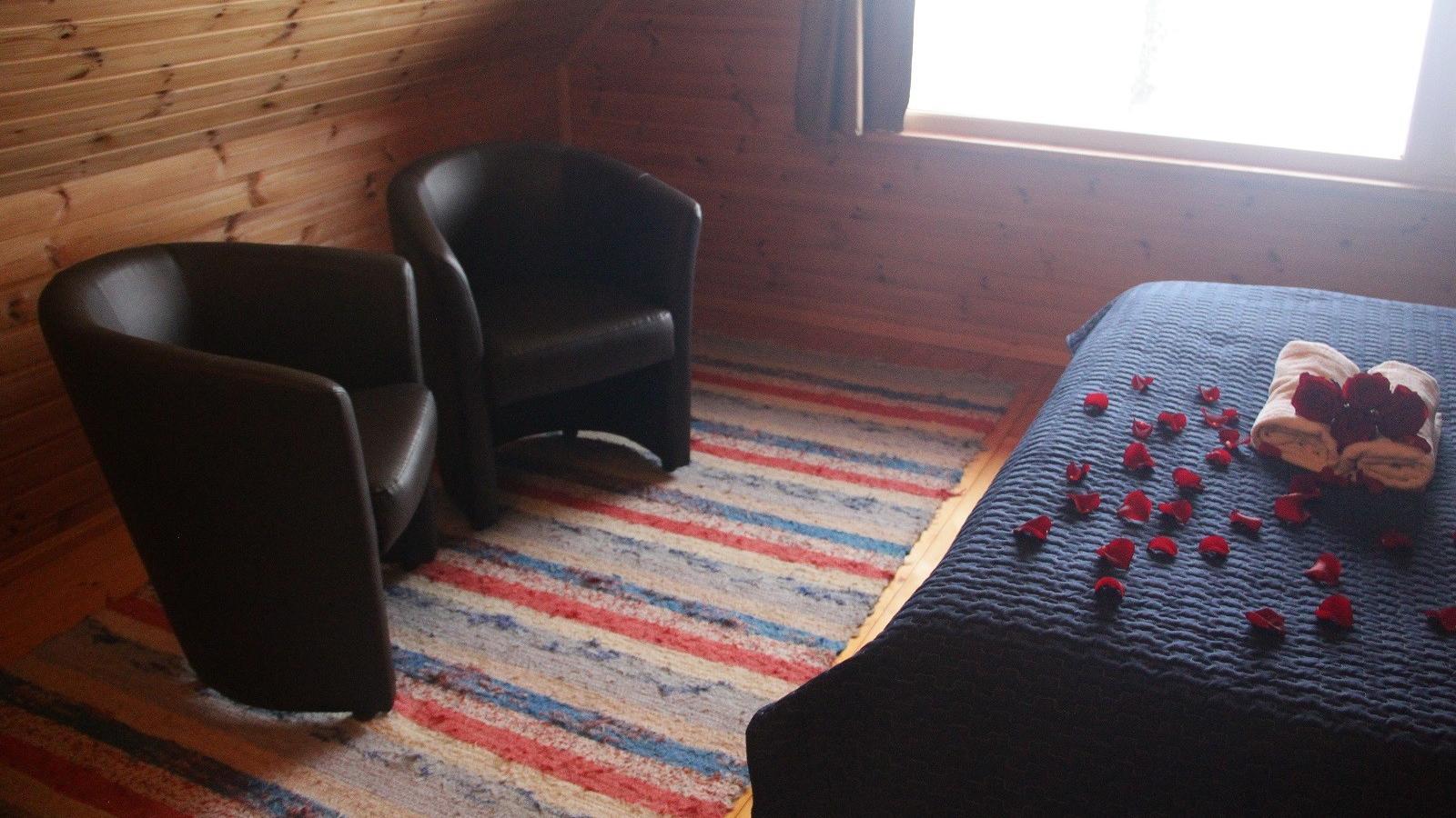 Rannamajad Pärnumaal Kapteni puhkemaja magamistuba